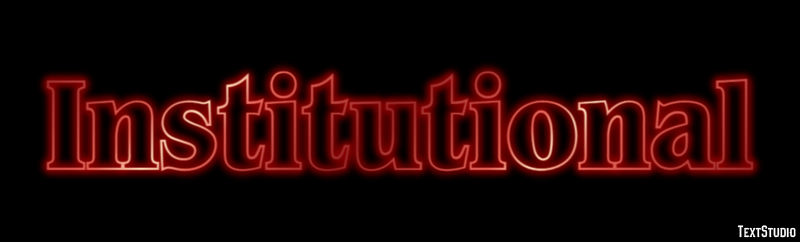 Institutional Text Effect