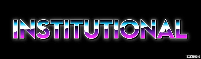 Institutional Text Effect