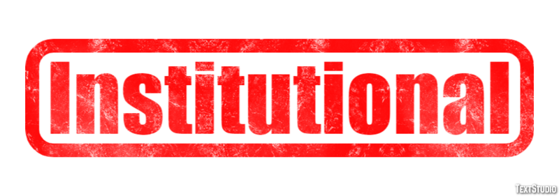 Institutional Effet de Texte