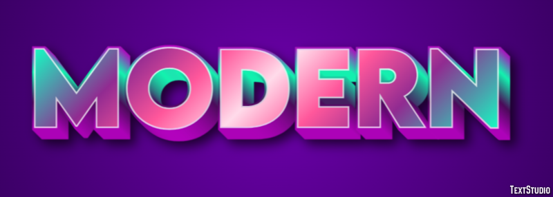 Modern Text Effect