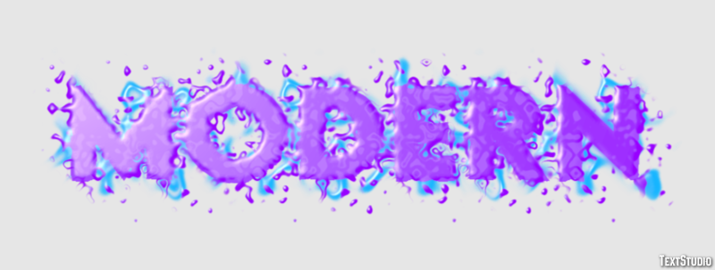 Modern Text effect