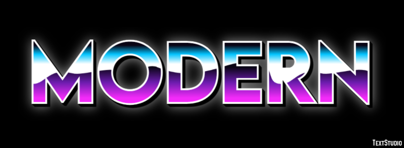 Modern Effet de Texte
