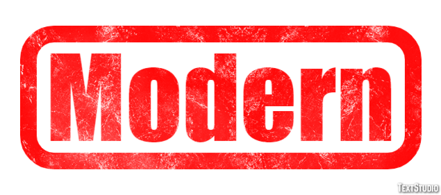 Modern Text effect