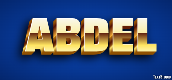 Abdel Text effect