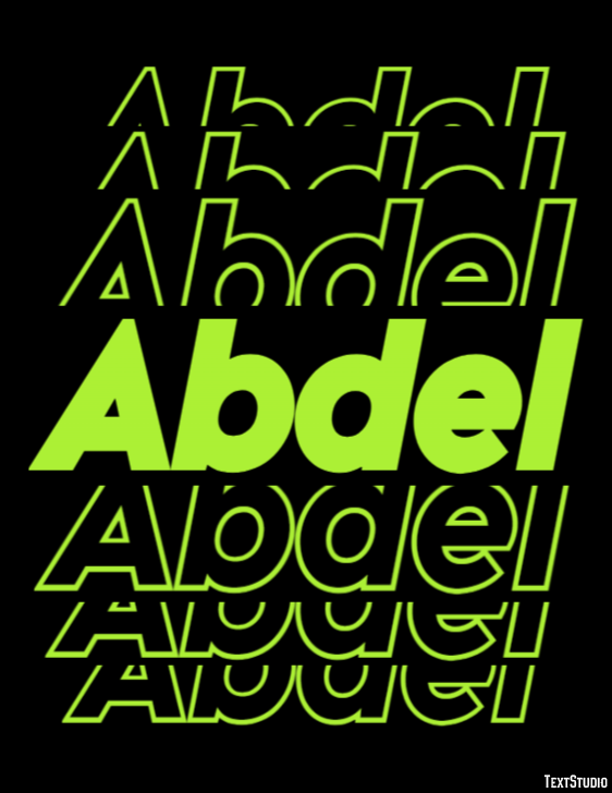 Abdel Texteffekt