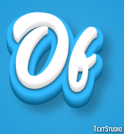 Of Text effect