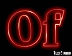 Of Text effect
