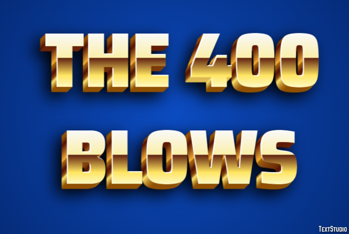 The 400 Blows Text Effect