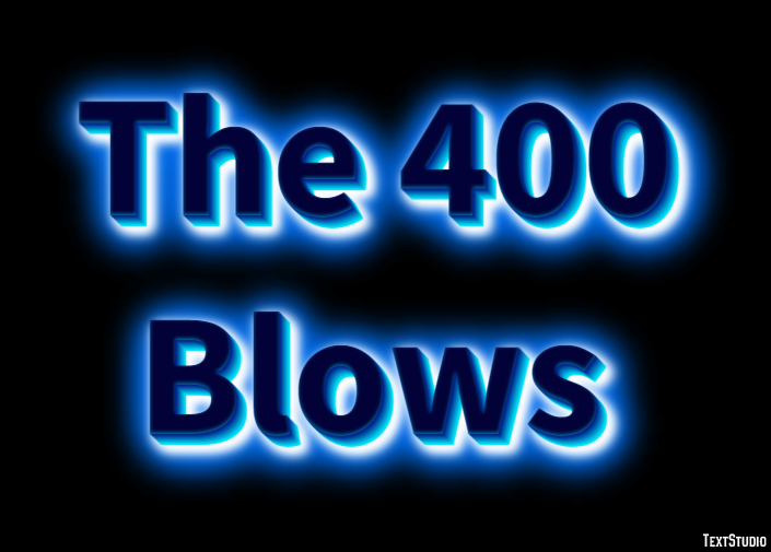 The 400 Blows Эффект текста
