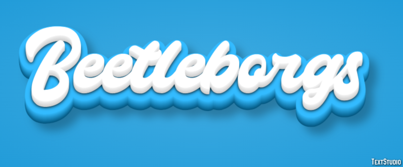 Beetleborgs Text effect