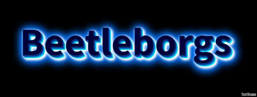 Beetleborgs Text effect