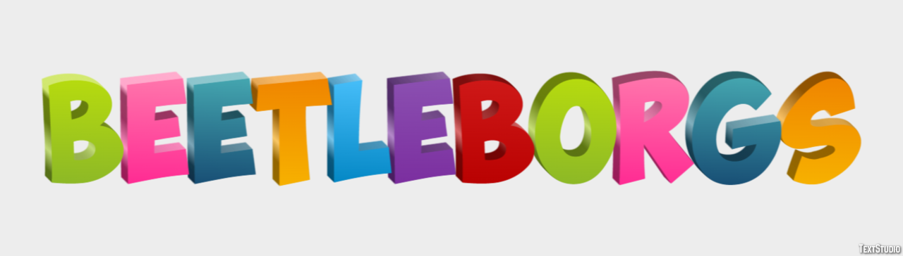 Beetleborgs Efecto de Texto