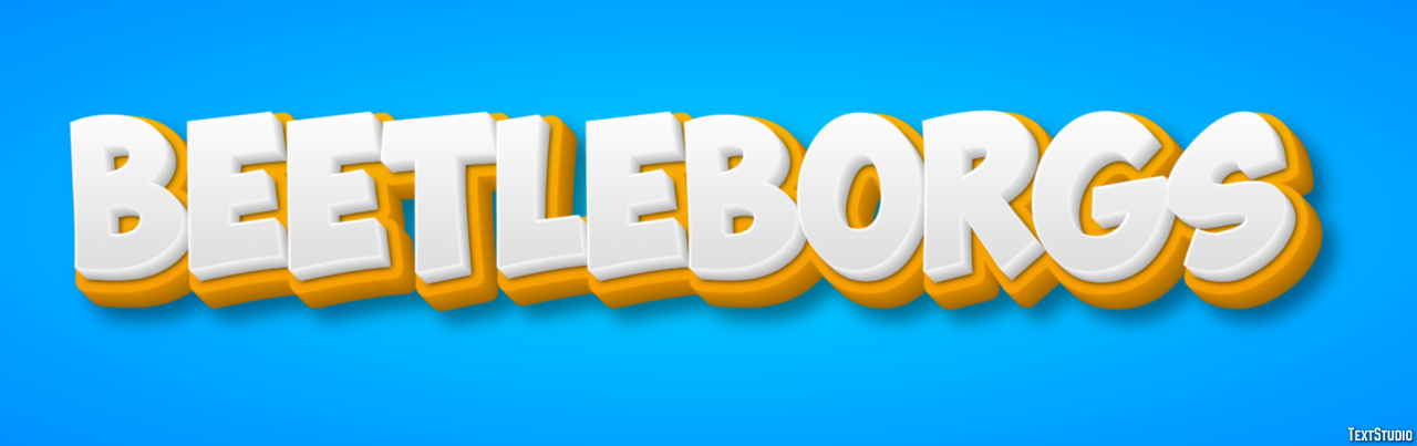 Beetleborgs Text Effect