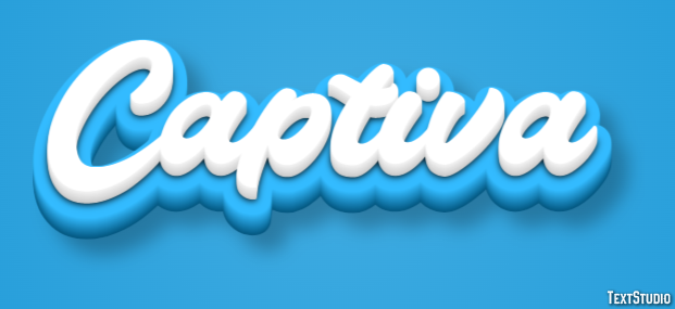 Captiva Efekt tekstowy