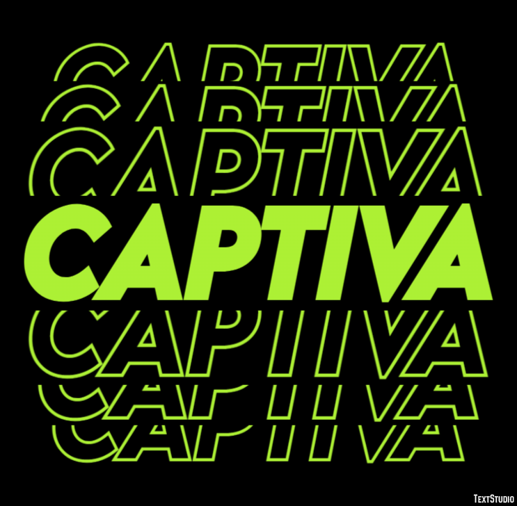 Captiva Efekt tekstowy