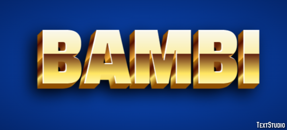 Bambi Efekt tekstowy