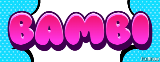 Bambi Text Effect