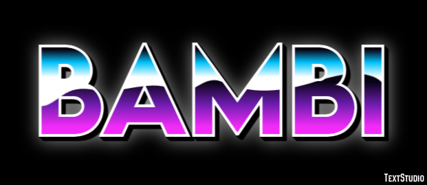Bambi Text Effect