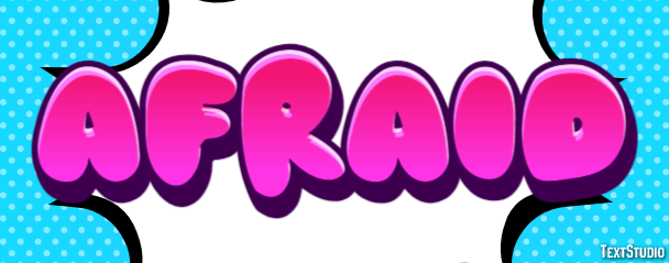Afraid Text Effect