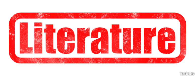 Literature Text effect