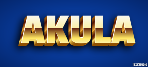 Akula Tekst Effect