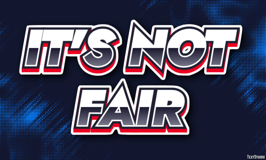 It's not fair Text Effect