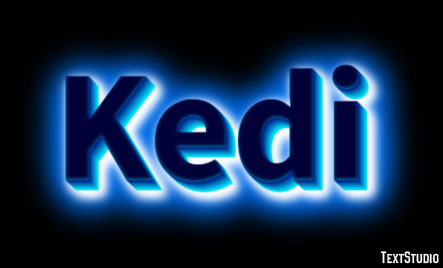 Kedi Effetto testo