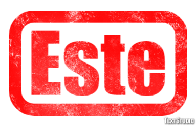 Este Efeito do texto