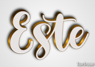 Este Efeito do texto