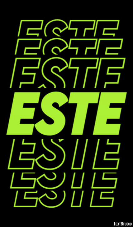 Este Efeito do texto