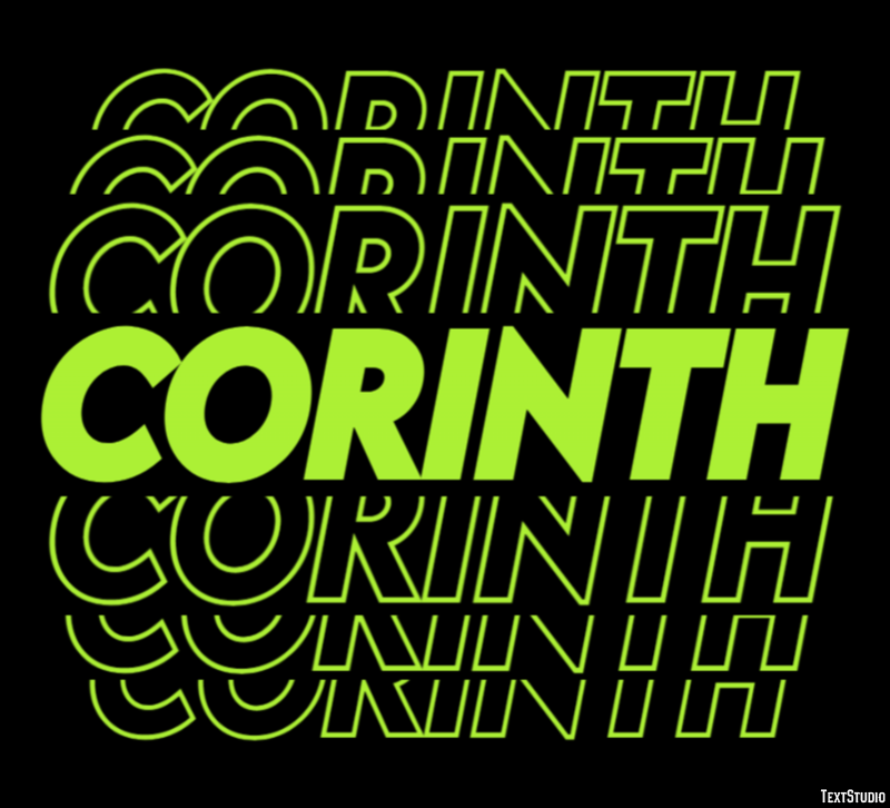 Corinth Tekst Effect