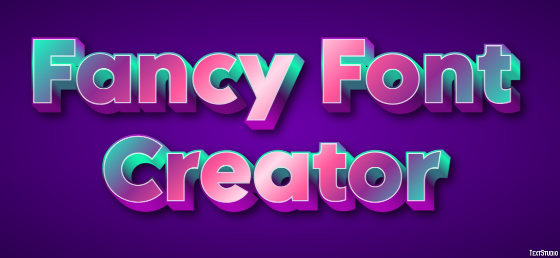 Fancy Font Creator Effetto testo