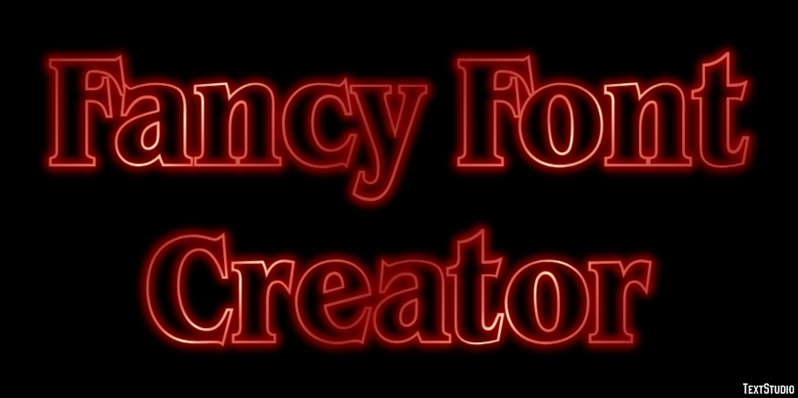 Fancy Font Creator Effetto testo