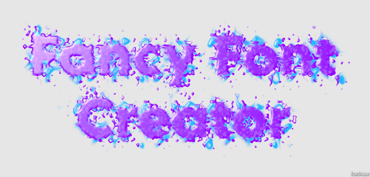 Fancy Font Creator Effetto testo