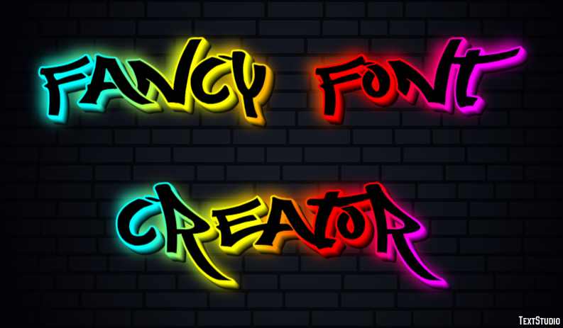 Fancy Font Creator Effetto testo