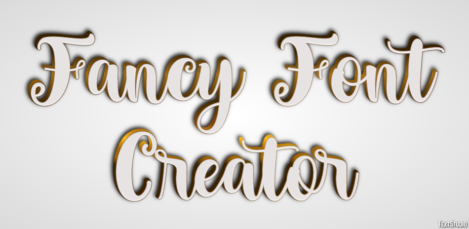 Fancy Font Creator Effetto testo