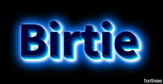 Birtie Text Effect