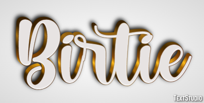 Birtie Effetto testo