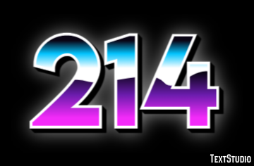 214 Text Effect