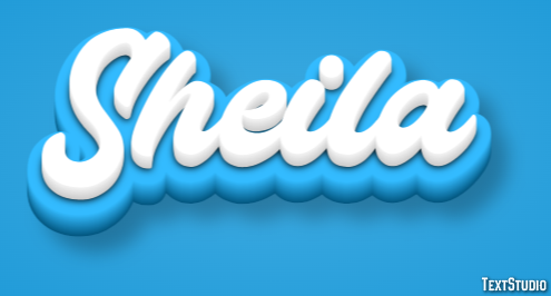 Sheila Text Effect