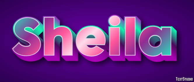 Sheila Text Effect