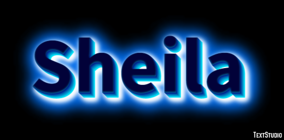Sheila Text Effect