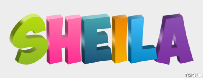 Sheila Text Effect