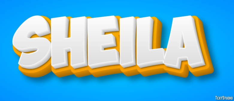 Sheila Text Effect