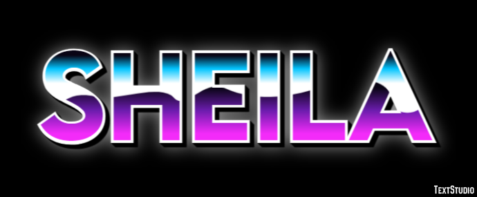 Sheila Text Effect