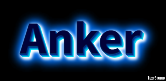 Anker Efeito de texto