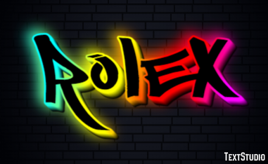 Rolex Effet de Texte