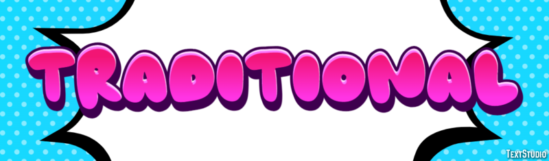 Traditional Text Effect
