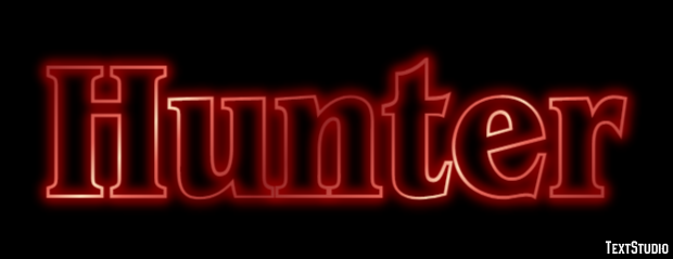 Hunter Efekt tekstowy