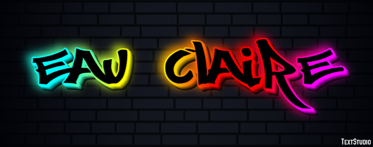 Eau Claire Efecto de Texto